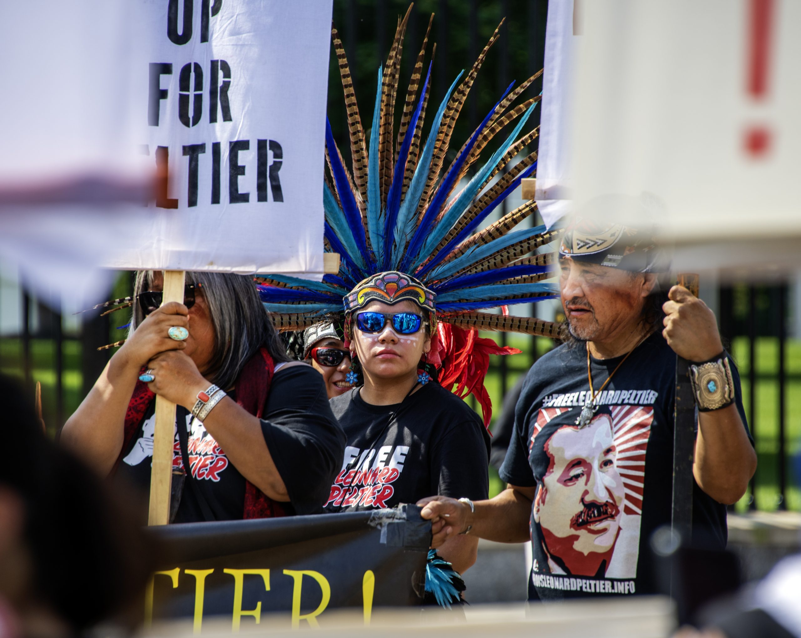 Free Peltier rally, Washington, DC