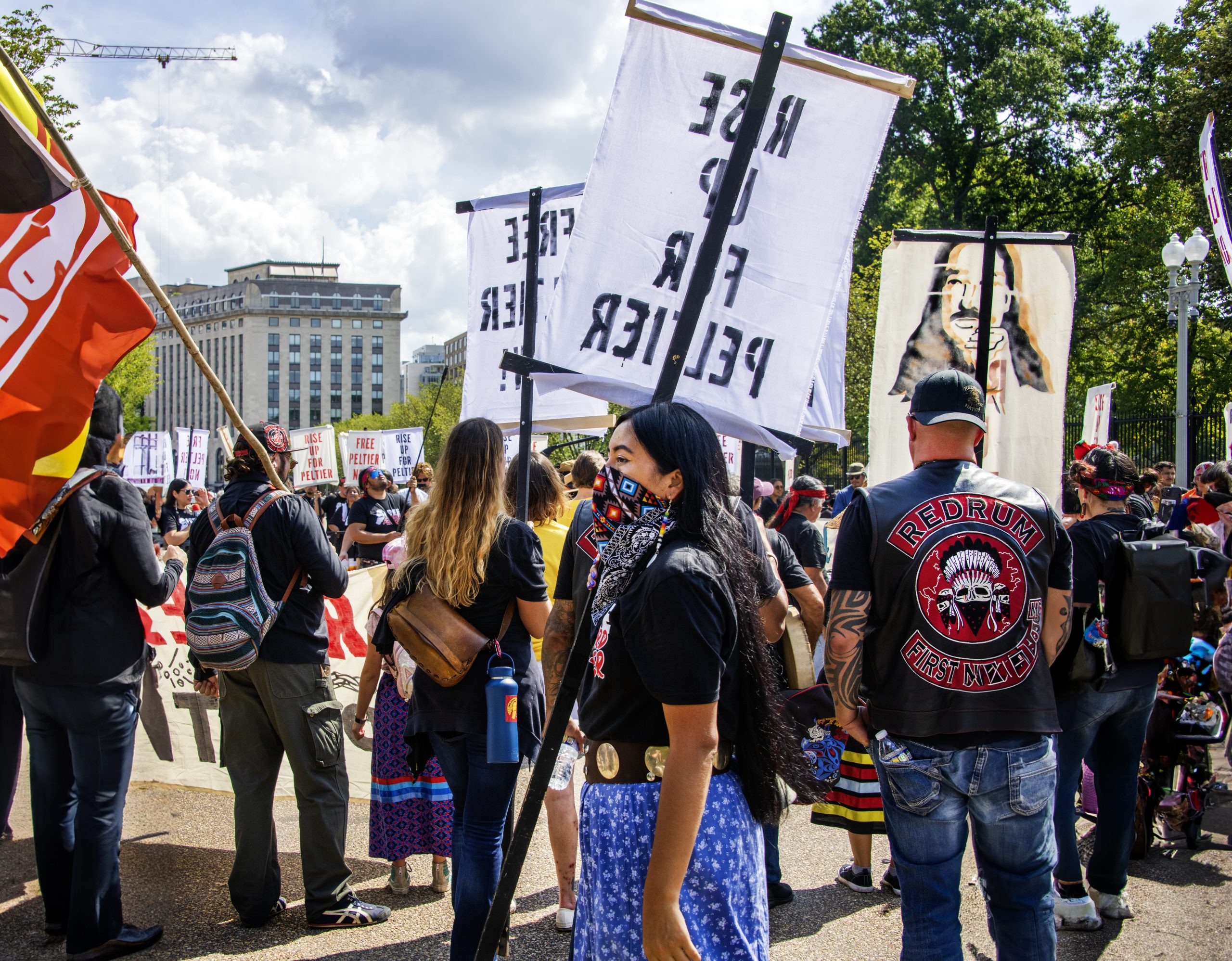 Free Peltier rally, Washington, DC