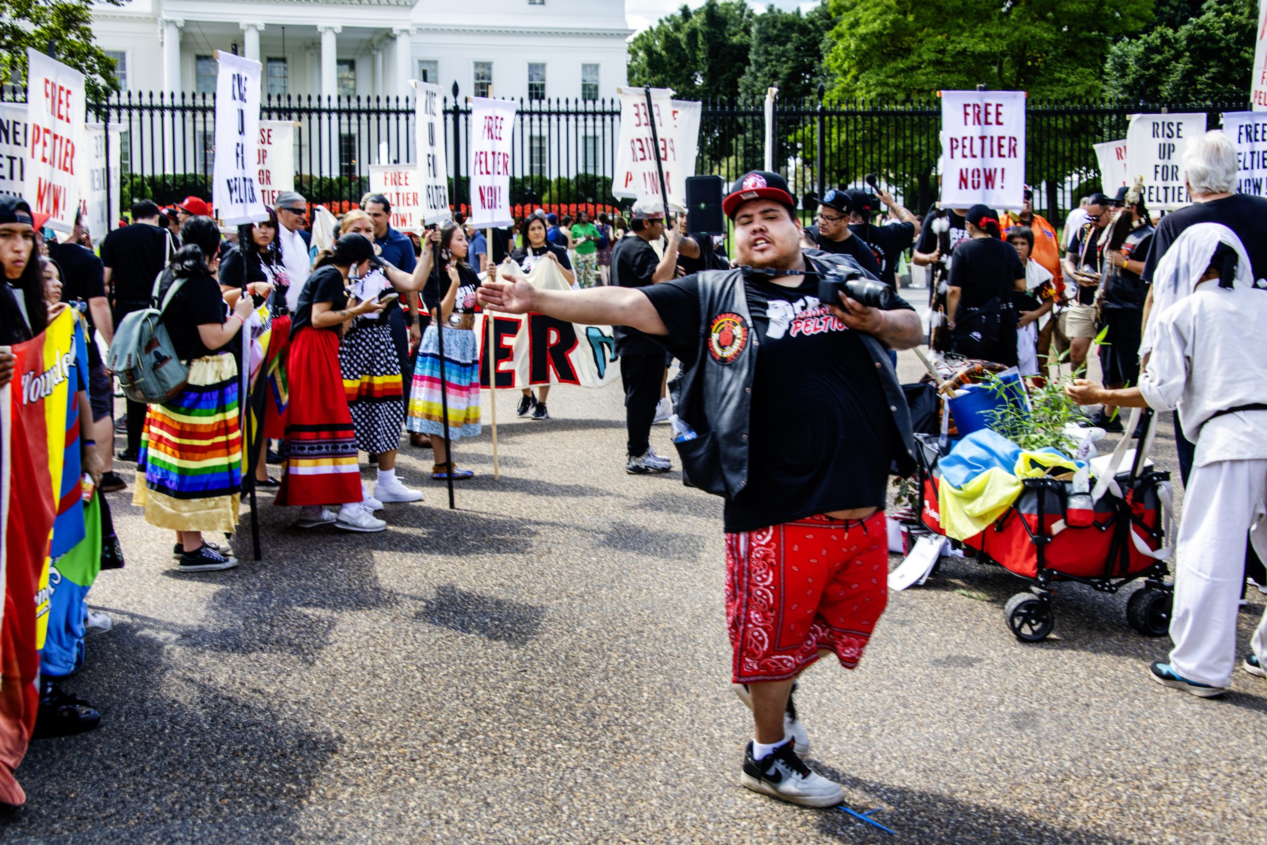 Free Peltier rally, Washington, DC