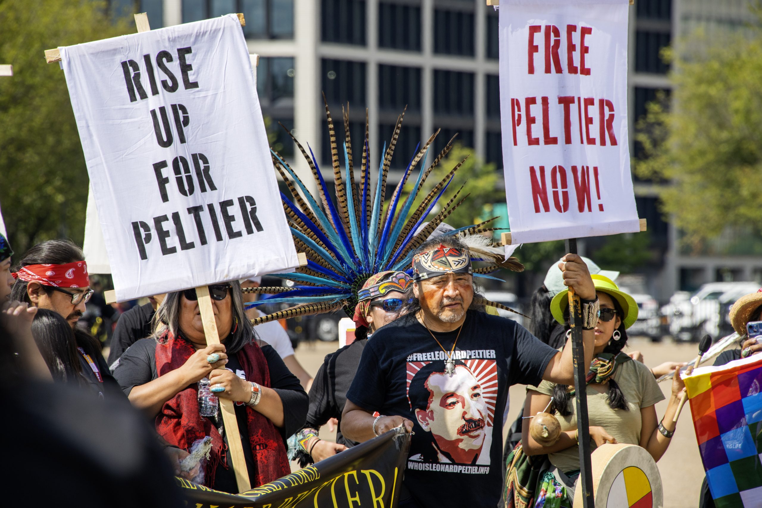 Free Peltier rally, Washington, DC