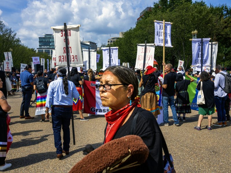 Free Peltier rally, Washington, DC