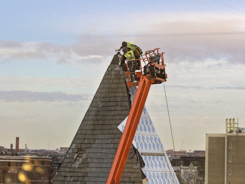 Roof Work on St. Phillips in NoMa Neighborhood