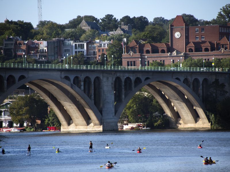Key Bridge and Water Sports