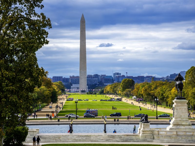 National Mall, Fall light