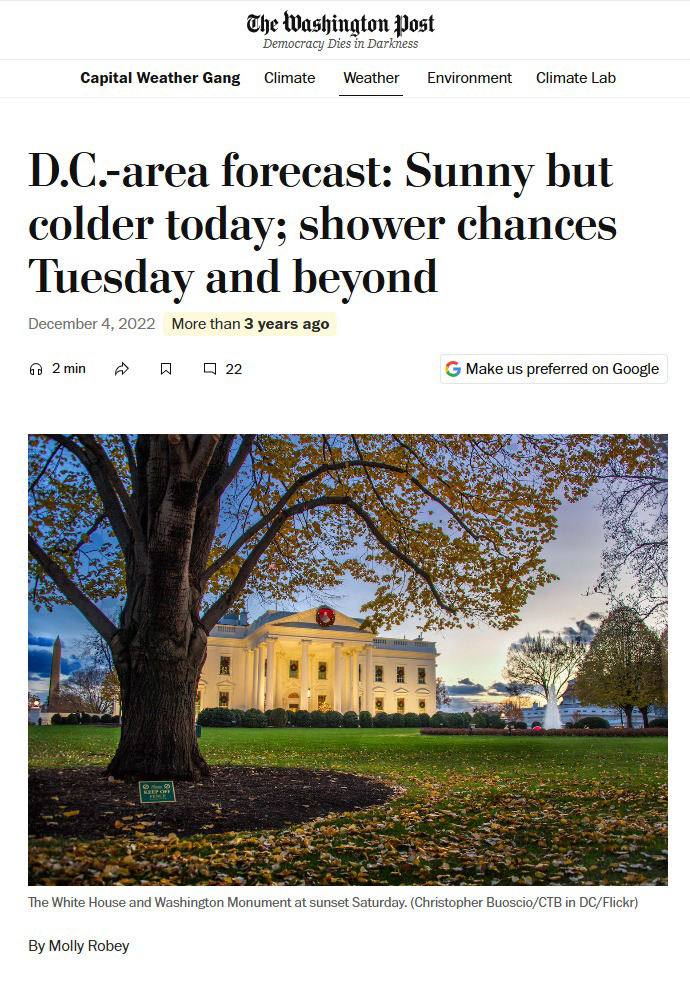White House at Sunset — image 2