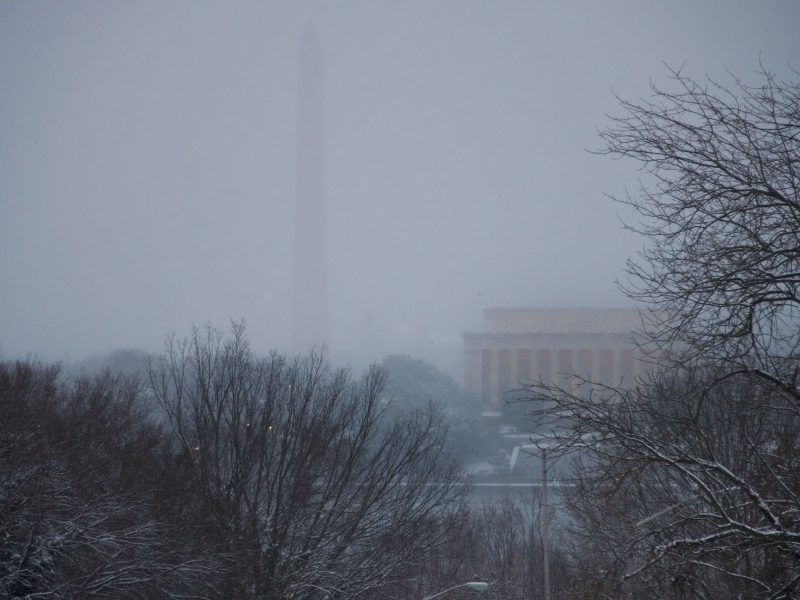 Monuments at Nightfall