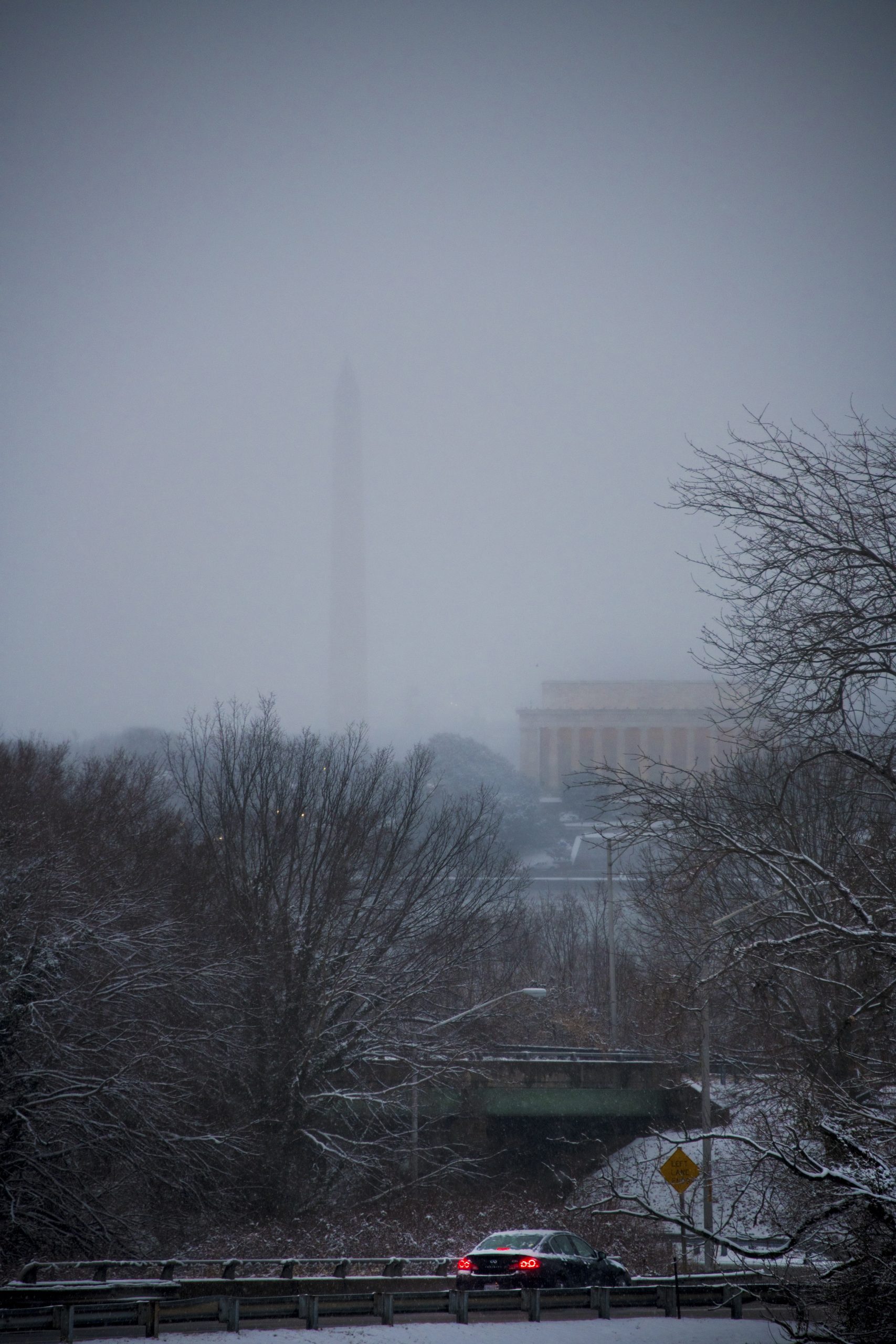 Monuments at Nightfall
